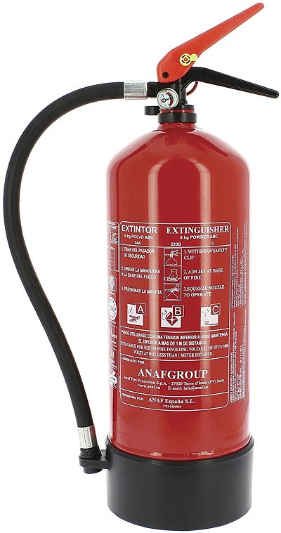 Comprar Extintor Incendios 2Kg Polvo Ssmartwares Fex-15122 2 Kg